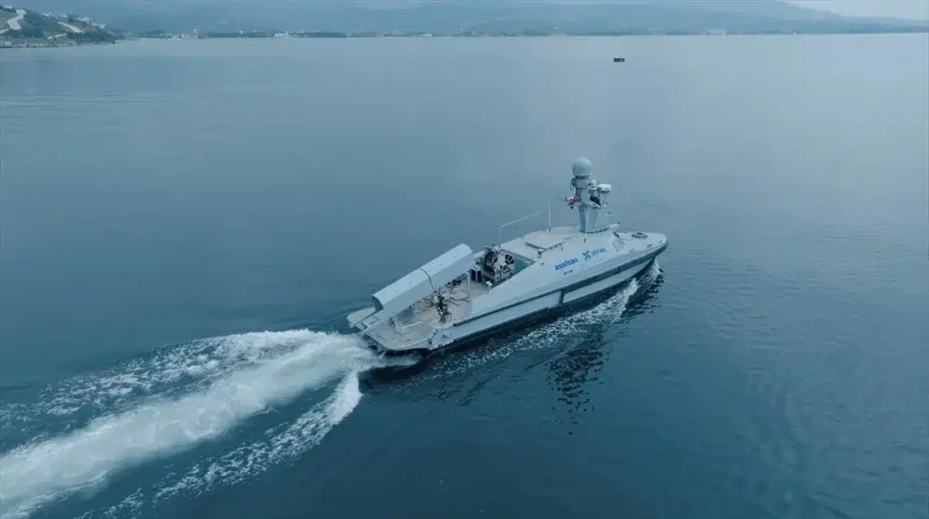 Türkiye’s MARLIN USV Demonstrates Mine-Laying Capability With MALAMAN Türkiye’s MARLIN USV Demonstrates Mine-Laying Capability With MALAMAN