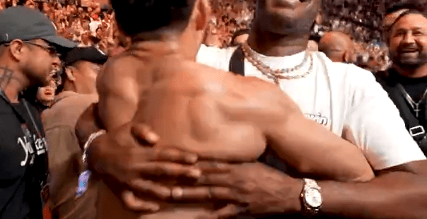 Video! Song Yadong Celebrates With Jon Jones After Shocking UFC Shanghai Win Video! Song Yadong Celebrates With Jon Jones After Shocking UFC Shanghai Win