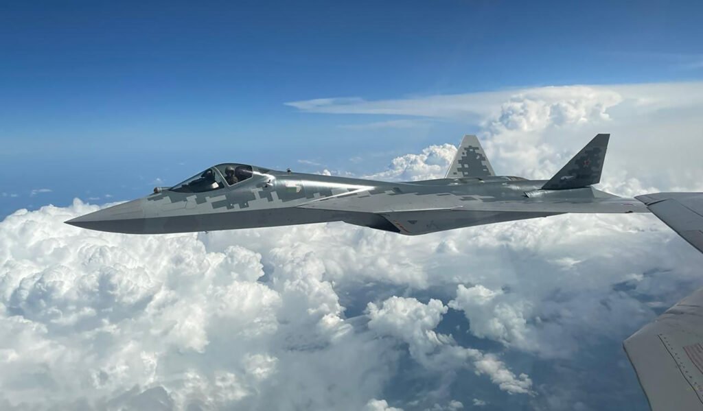 Why Russia Keeps Its Su-57 Away from Ukraine A view of a production-model Su-57. The first aircraft entered service with the Russian Air Force in late 2025. (Photo: Wikimedia Commons/Cebactoiiojlb/ CC BY-SA 4.0)