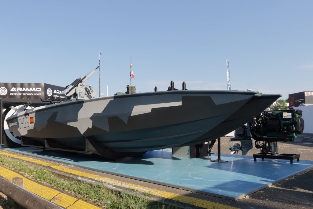 ARMMO Defense Technologies unveils its ARW39CAT-A USV armed with the company Bandit-X drone-killer and air-defence missiles ARMMO Defense Technologies unveils its ARW39CAT-A USV armed with the company Bandit-X drone-killer and air-defence missiles