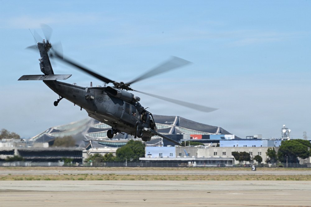 Air Force HH-60G Helicopter Completes Final Flight Air Force HH-60G Helicopter Completes Final Flight