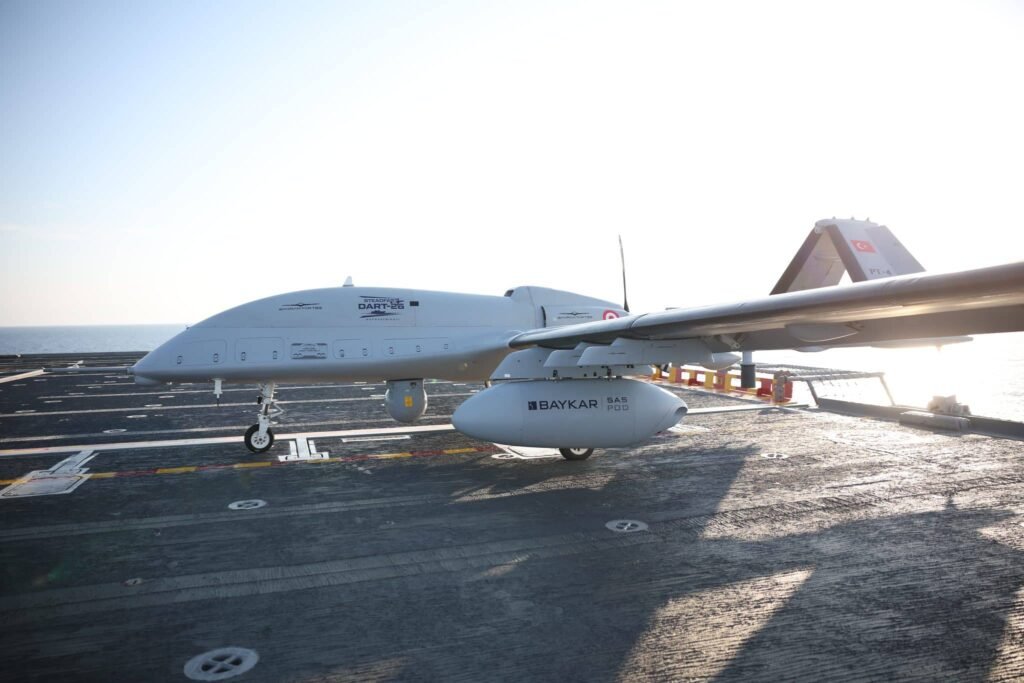 Bayraktar TB3 Drops Sonobuoys from TCG Anadolu in ASW Milestone Bayraktar TB3 Drops Sonobuoys from TCG Anadolu in ASW Milestone