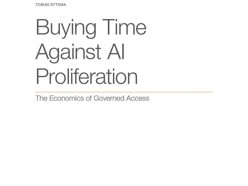 Buying Time Against AI Proliferation: The Economics of Governed Access Buying Time Against AI Proliferation: The Economics of Governed Access