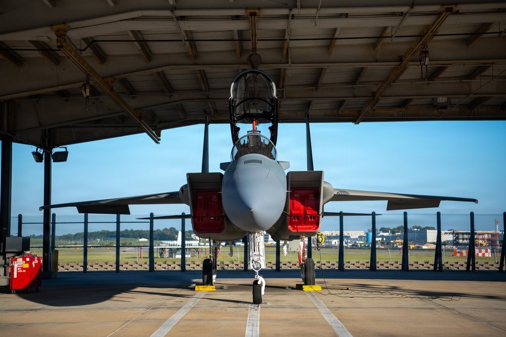 DVIDS – News – First Kadena-bound F-15EX departs Boeing facility for next milestone at Portland First Kadena-bound F-15EX departs Boeing facility for next milestone at Portland