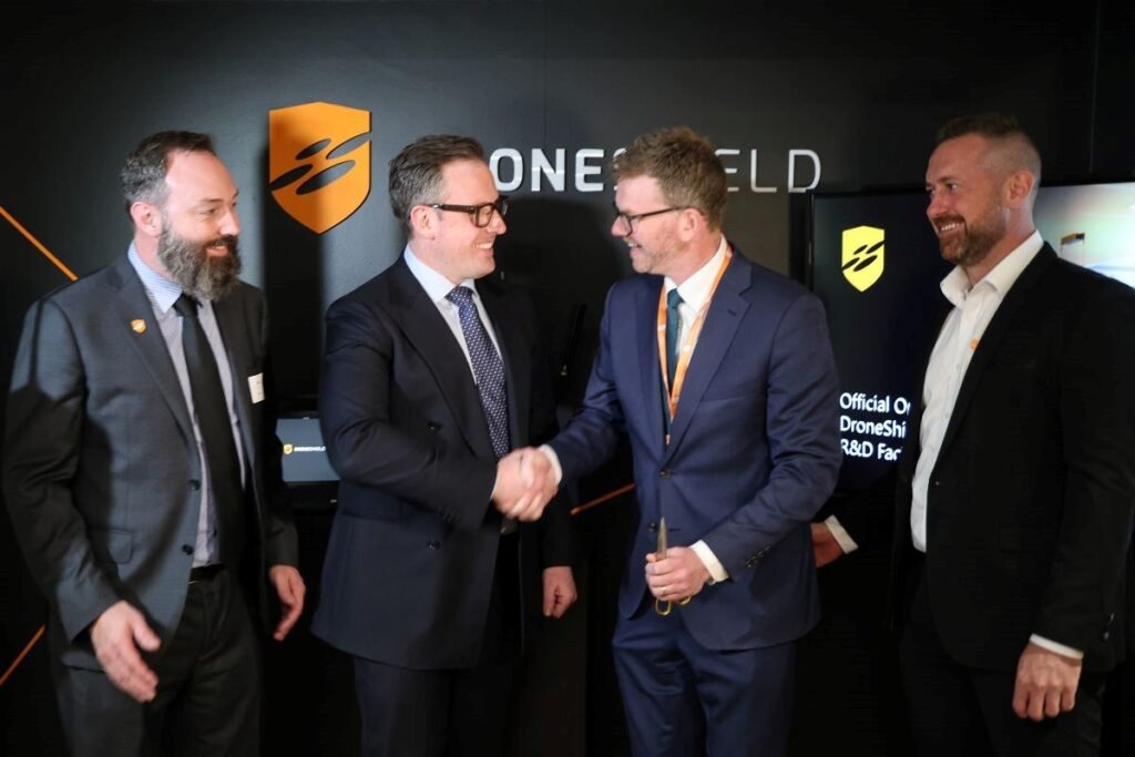 DroneShield Opens Adelaide R&D Hub DroneShield officially opens its Adelaide R&D Facility at a ribbon cutting ceremony attended by South Australian Minister for Defence and Space Industries, The Hon Chris Picton MP. (Photo. DroneShield)