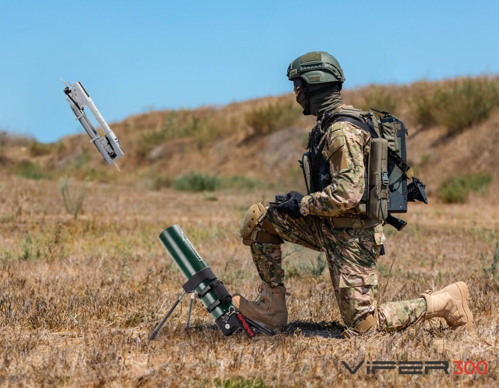 Growing European Demand for Israeli Defence Systems The launch of an Israeli SpearUAV Viper 300 loitering munition. (Photo: SpearUAV)
