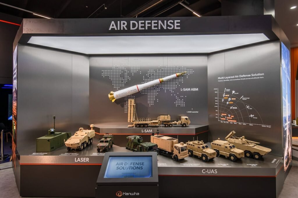 Hanwha plans to build armored vehicle carrying a counter-drone laser