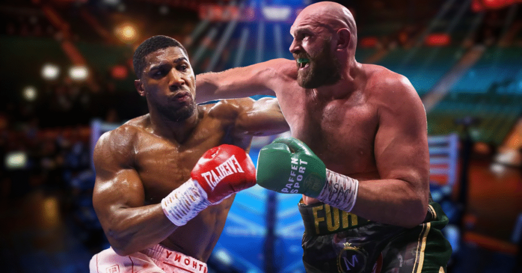 When Tyson Fury And Anthony Joshua First Shared A Ring sparring session 2010