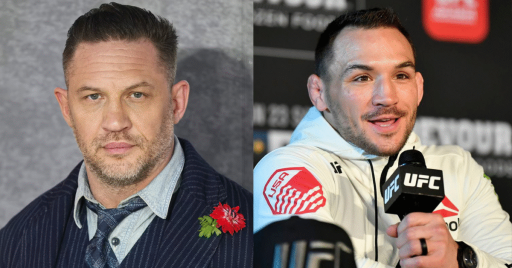 Tom Hardy Joins Michael Chandler for a Close-Range Training Session