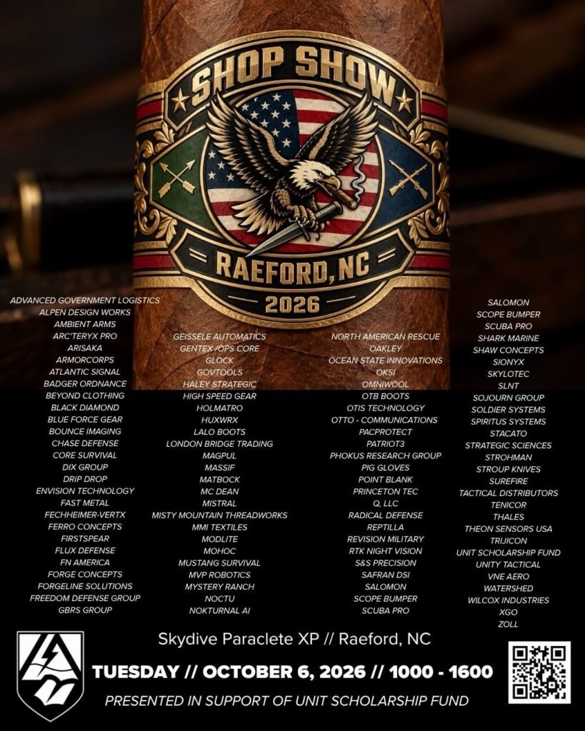 SHOP Show - 6 Oct, Raeford DZ…Be There!