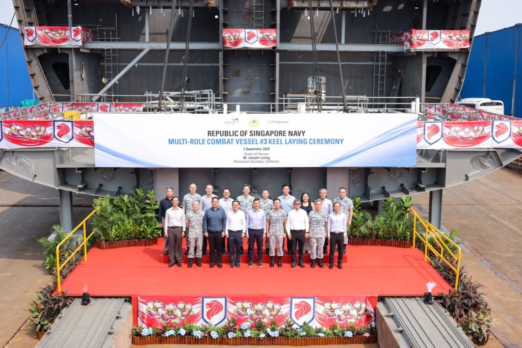 Singapore Lays Keel for Third Multi-Role Combat Vessel Singapore Lays Keel for Third Multi-Role Combat Vessel