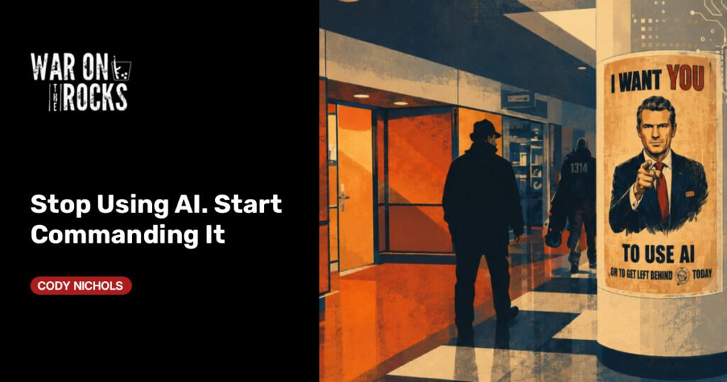 Stop Using AI. Start Commanding It Stop Using AI. Start Commanding It