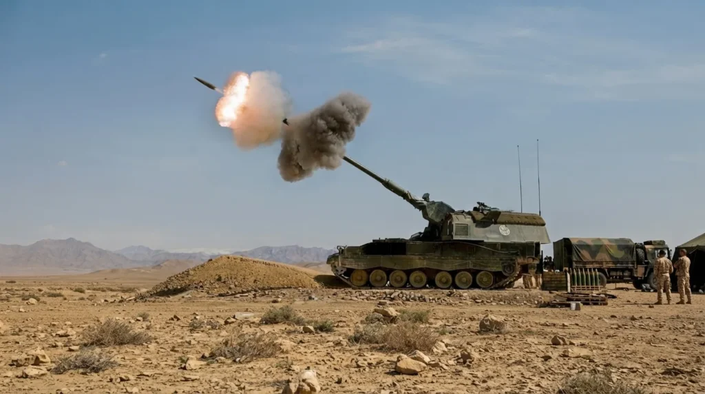 panzerhaubitze 2000, most powerful self-propelled howitzers