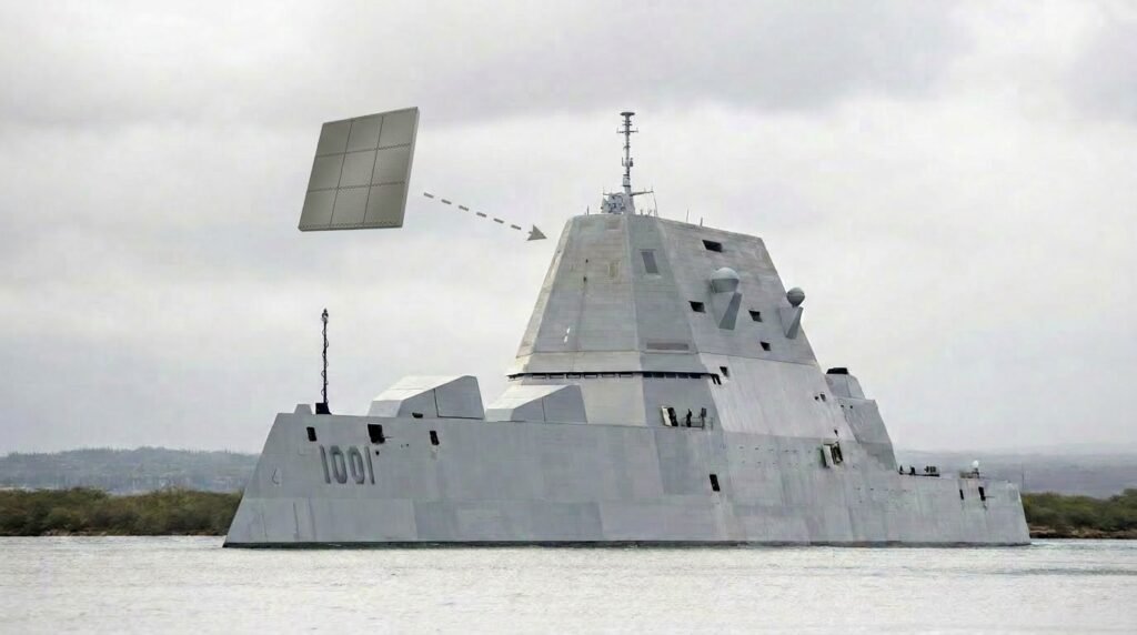 US Navy Eyes 2028 SPY-6 Radar Upgrade for Zumwalt Destroyers Zumwalt with SPY-6 Radar
