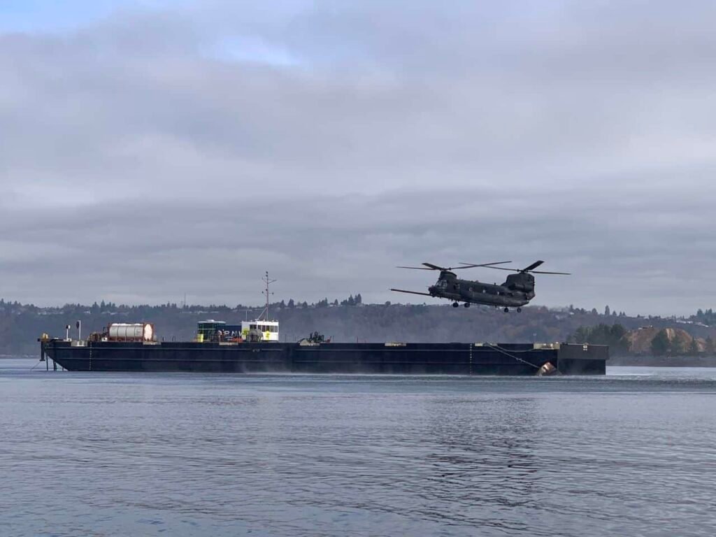 U.S. Special Forces Operate Helicopter From Autonomous Barge for the First Time Special Forces Operate Helicopter from Autonomous Barge For the First Time