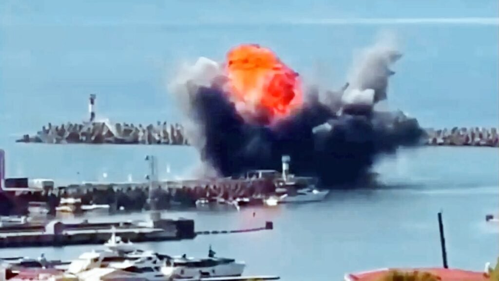 Ukrainian Sea Drones Strike Russian Black Sea Resort Town Of Sochi For The First Time Ukrainian Sea Drones Strike Russian Black Sea Resort Town Of Sochi For The First Time