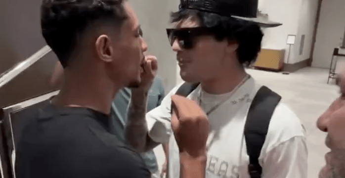 Video: Tommy McMillen, Marwan Rahiki separated after heated exchange at fighter hotel ahead of Noche UFC Video: Tommy McMillen, Marwan Rahiki separated after heated exchange at fighter hotel ahead of Noche UFC