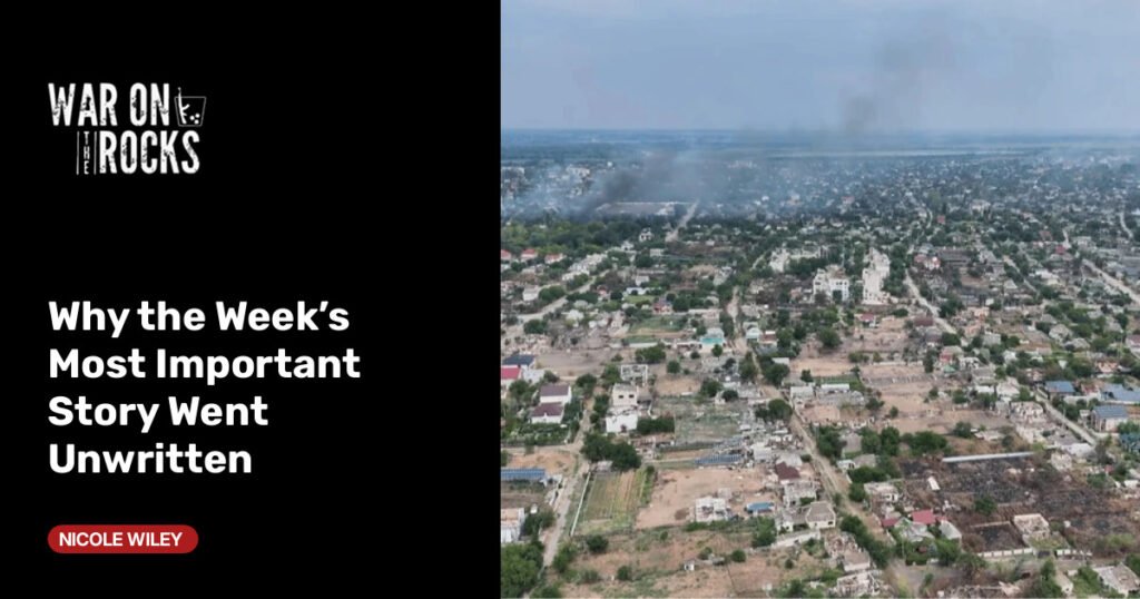 Why the Week’s Most Important Story Went Unwritten Why the Week's Most Important Story Went Unwritten
