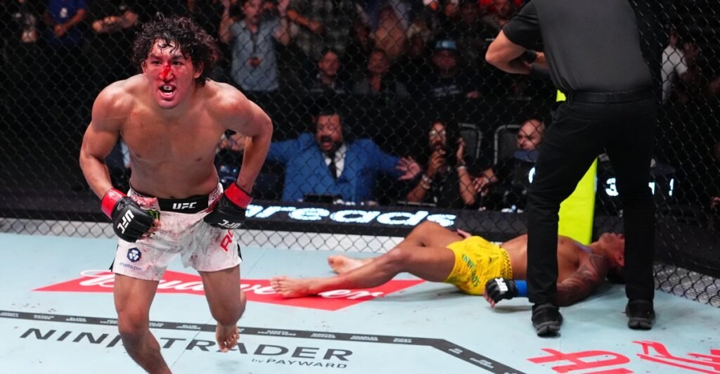 ‘I’m doing great!’ Hospitalized Raoni Barcelos updates fans following UFC Vegas 121 medical scare ‘I’m doing great!’ Hospitalized Raoni Barcelos updates fans following UFC Vegas 121 medical scare