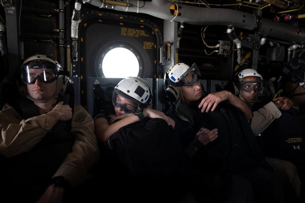 Aboard the USS George Washington, young sailors adjust to war with Iran