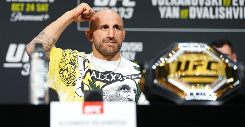 Alexander Volkanovski likes ‘crazy super fight’ with UFC champ Justin Gaethje while ‘the divisions sort themselves out’