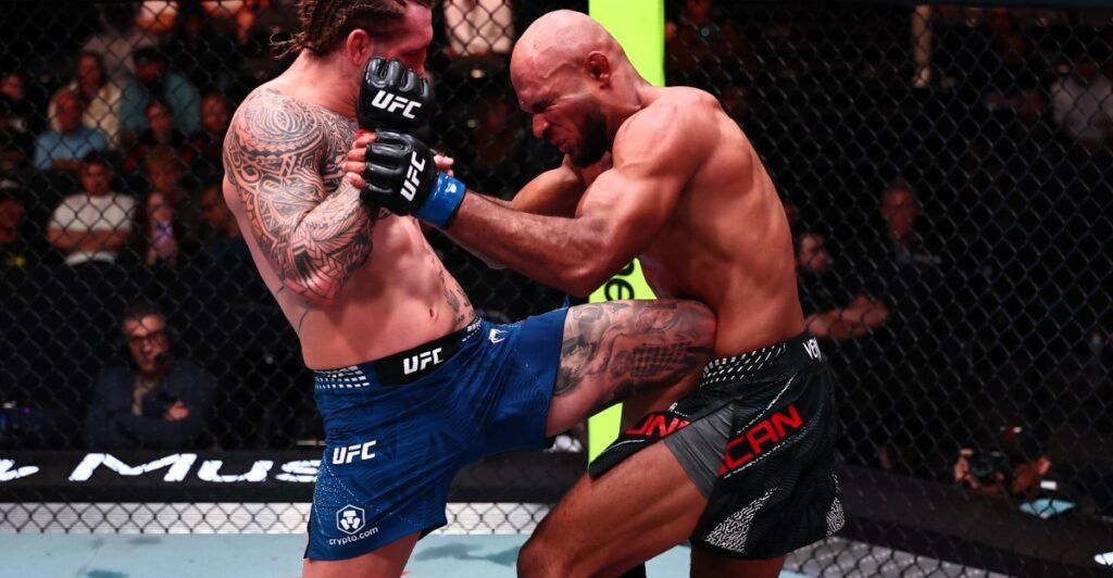 Belal Muhammad shares nasty image of Brendan Allen’s staph infection prior to UFC Vegas 122 win