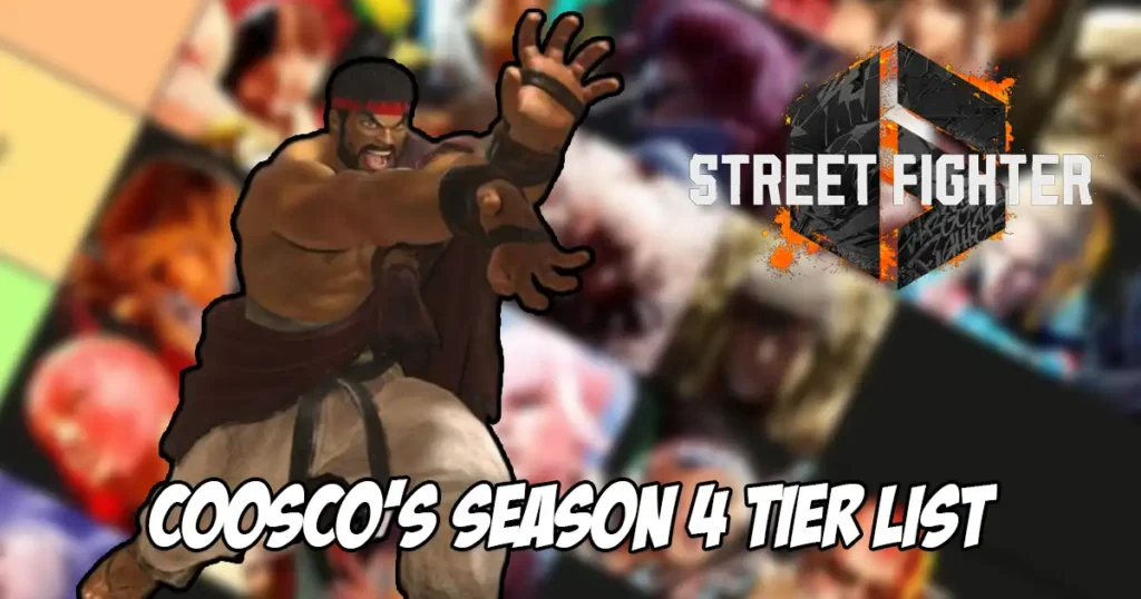 Competitive player Coosco releases tier list for Street Fighter 6 Season 4 Competitive player Coosco releases tier list for Street Fighter 6 Season 4