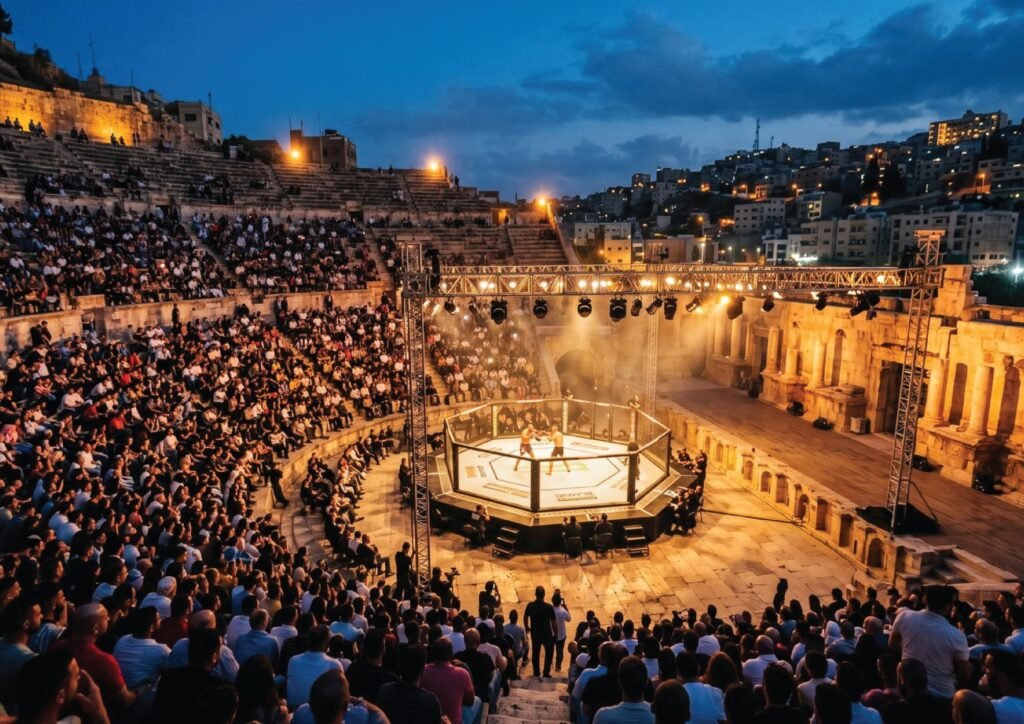 DF UNCAGED Puts MMA In A Roman Theatre As Fakhreddine Faces Welsh Challenger DF UNCAGED puts MMA in a Roman theatre as Fakhreddine faces Welsh challenger