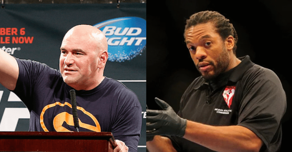 Dana White Says Herb Dean Is Having A “rough F-cking Year” After Controversial Stoppage Dana White Herb dean UFC controversy