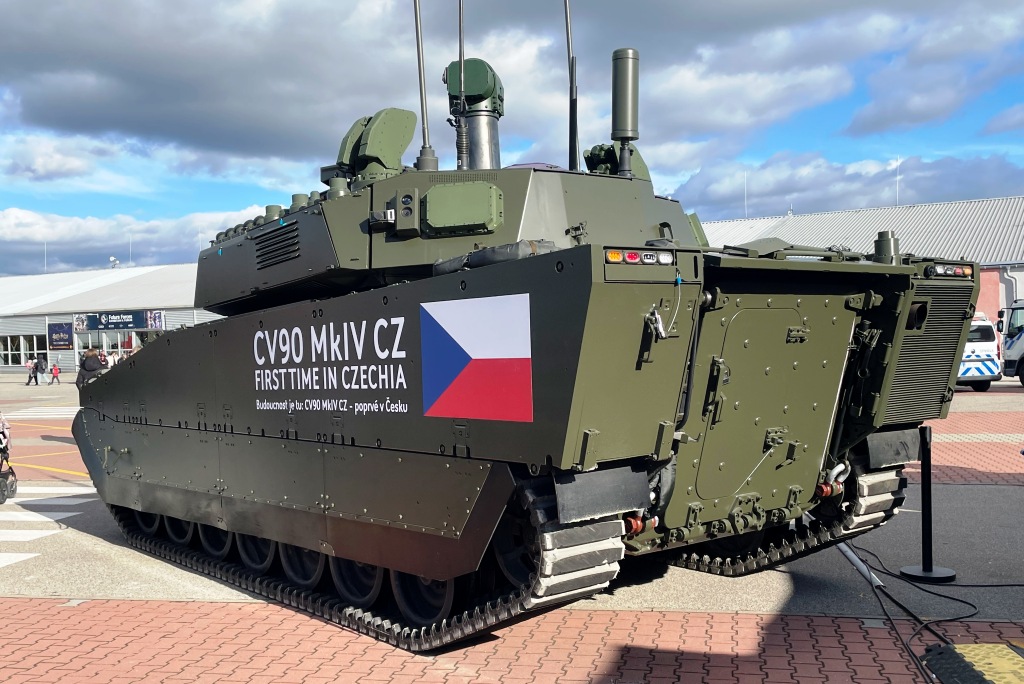 FFF 2026 –First Czech Army BAE Systems Hägglunds CV90 MkIV on show FFF 2026 –First Czech Army BAE Systems Hägglunds CV90 MkIV on show