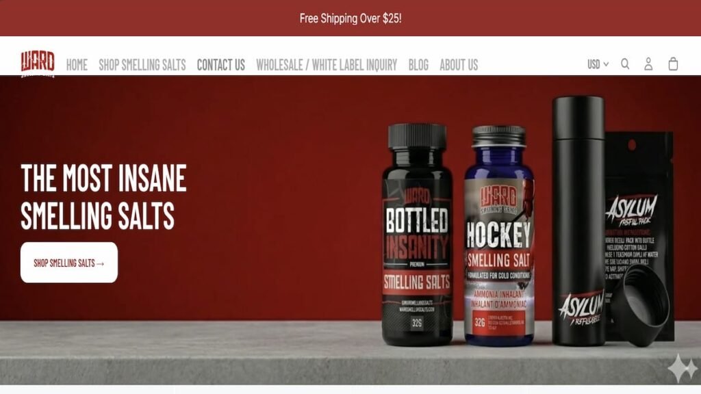 Grab a 10% Discount at Ward Smelling Salts Grab a 10% Discount at Ward Smelling Salts