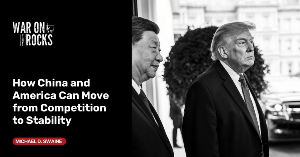 How China and America Can Move from Competition to Stability How China and America Can Move from Competition to Stability