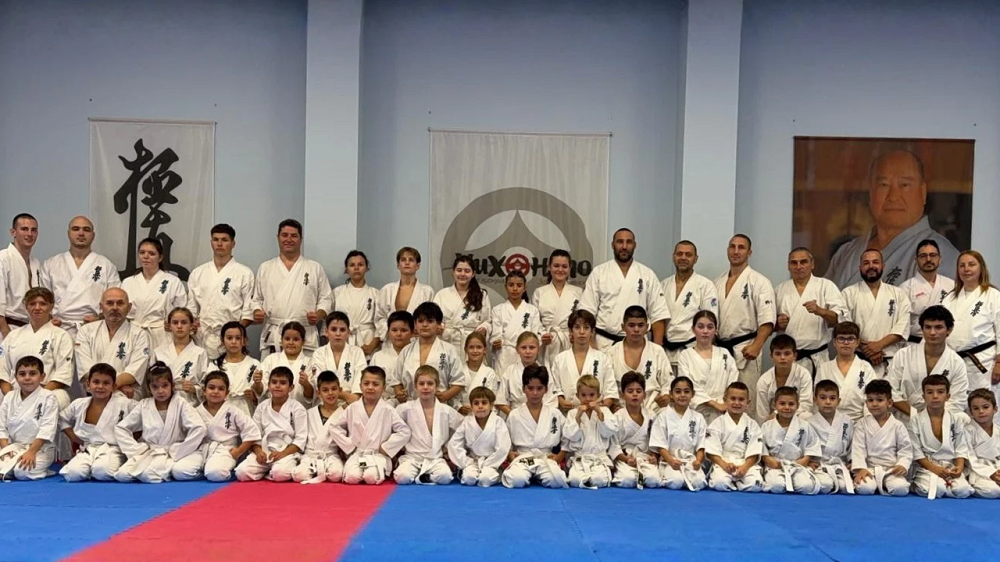 Karatekas Take Their First Step in Kyokushin Karatekas Take Their First Step in Kyokushin