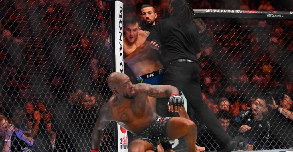 King Green ‘a little mad’ at Herb Dean for early stoppage at UFC 332: ‘Let me go out on my shield’