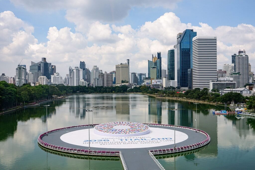 Live updates from the IMF-World Bank Annual Meetings in Thailand as financial leaders take on AI, debt, and geopolitical upheaval