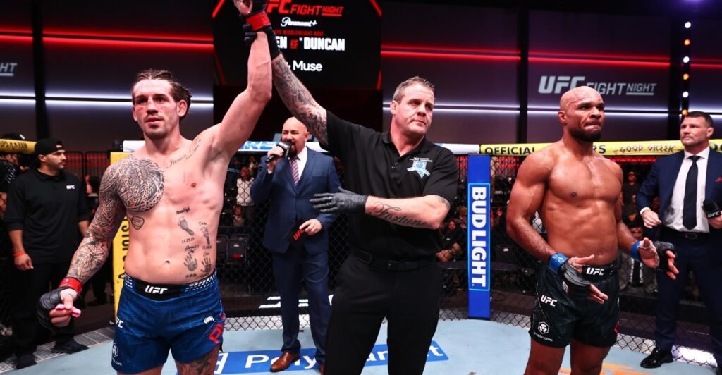 Marc Goddard explains why he deducted a point from Christian Leroy Duncan at UFC Vegas 122 Marc Goddard explains why he deducted a point from Christian Leroy Duncan at UFC Vegas 122