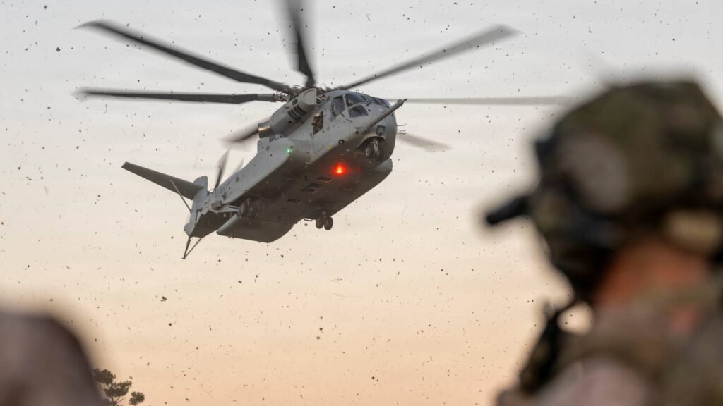 Marine Expeditionary Unit is First to Deploy With CH-53K King Stallion Helicopter