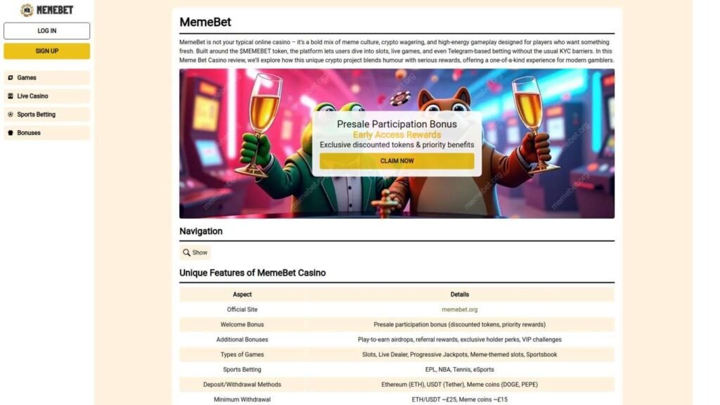 MemeBet Responsible Gambling Tools For Players In The United Kingdom