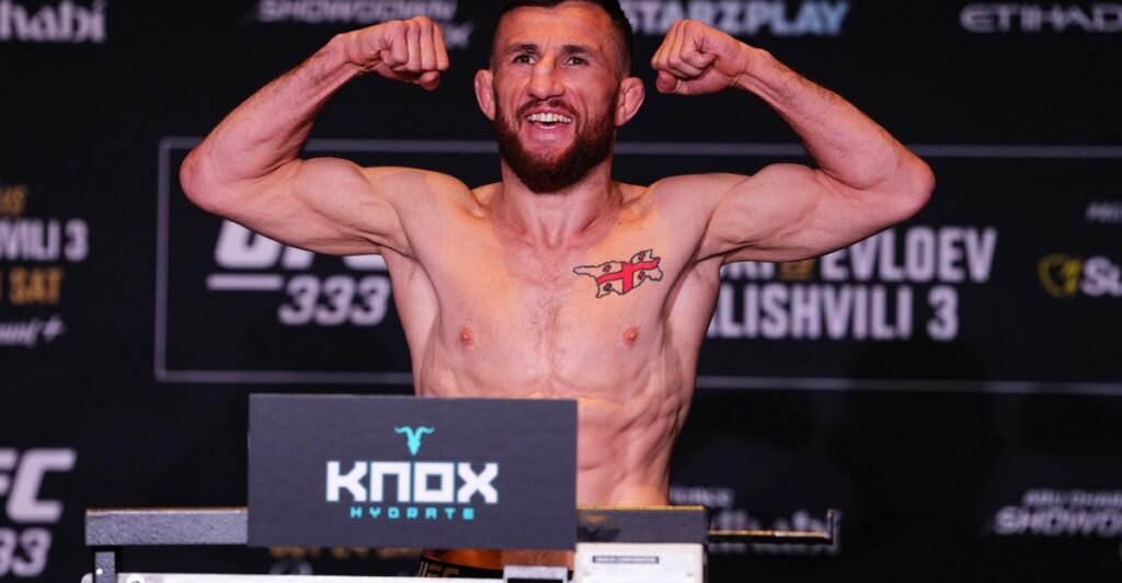 Merab Dvalishvili adds 19 pounds in 5 hours following UFC 333 weigh-in