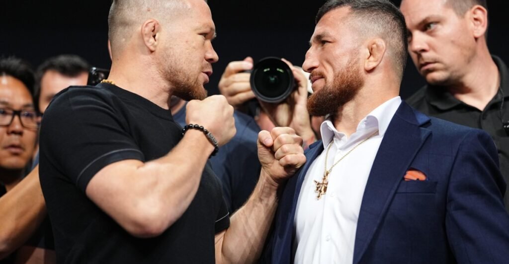 Merab Dvalishvili explains suprising demeanor towards Petr Yan ‘talking sh*t’ at UFC 333 press conference Merab Dvalishvili explains suprising demeanor towards Petr Yan ‘talking sh*t’ at UFC 333 press conference