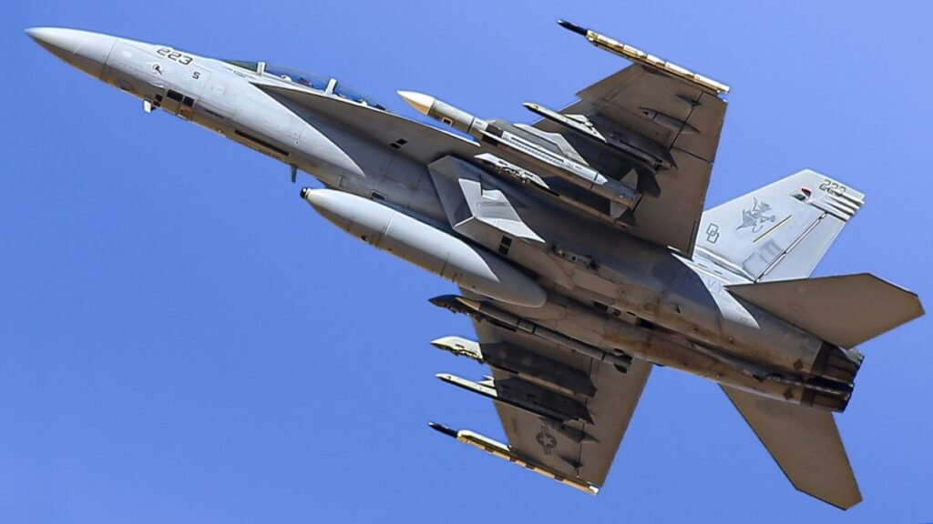 Navy F/A-18 Super Hornet Spotted Carrying New AIM-174B And AIM-260 Long-Range Missiles Together