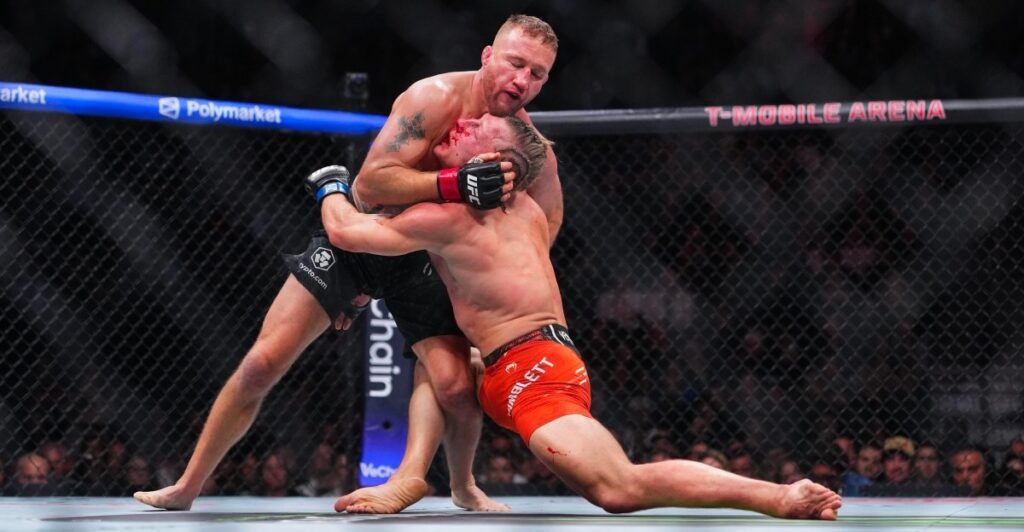Paddy Pimblett has plan for Justin Gaethje rematch: ‘Shoot in in the first 10 seconds, put him on his back and choke his ass out’