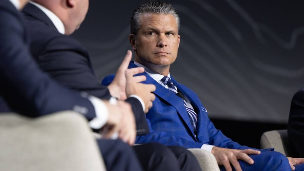 Pete Hegseth Jokes as Multiple Protesters Call Him 'War Criminal' at Army Conference