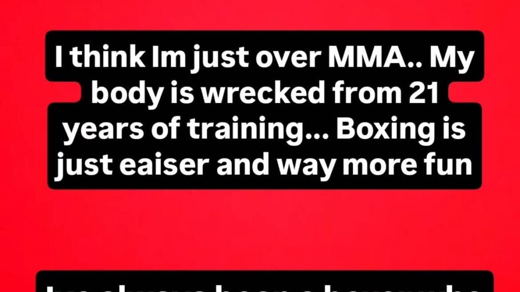 Sean Strickland: 'My heart isn't in MMA anymore'