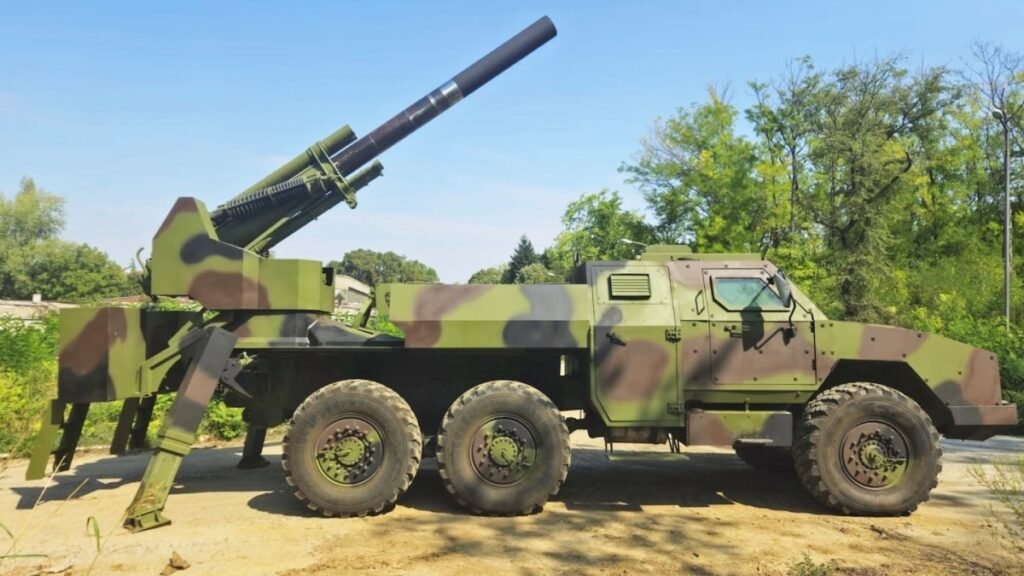 This Serbian Truck Carries A Truly Massive Mortar