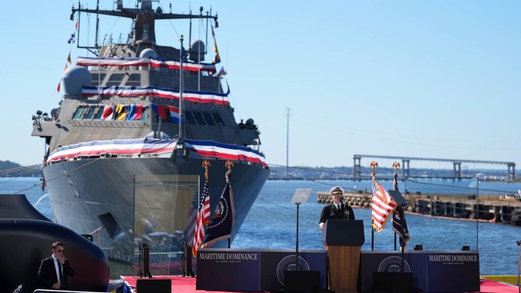 Trump Highlights a Big New Defense Project in Maryland, a Blue State Whose Governor Won’t Be There Trump Highlights a Big New Defense Project in Maryland, a Blue State Whose Governor Won’t Be There