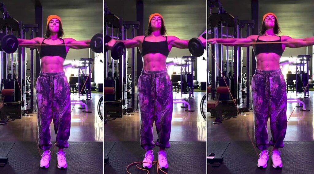 Try Dana Linn Bailey’s Lateral Raise 'Extended Set' Trick for Broader Shoulders