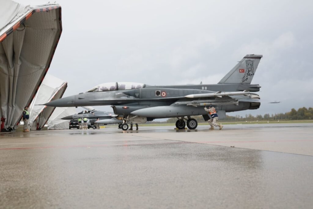 Turkish F-16s help guard Latvia’s skies during election Turkish F-16s help guard Latvia’s skies during election
