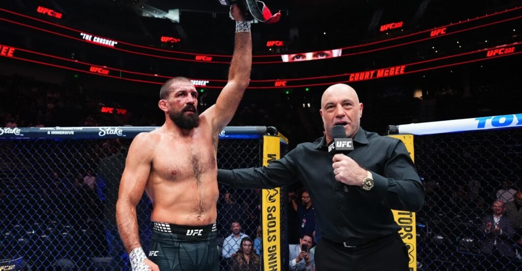 UFC 332 results: Court McGee retires after third-round stoppage loss to Eric Nolan UFC 332 results: Court McGee retires after third-round stoppage loss to Eric Nolan