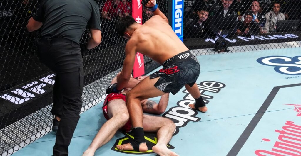 UFC Edmonton video: Cristian Perez makes spectacular debut with 27-second knockout UFC Edmonton video: Cristian Perez makes spectacular debut with 27-second knockout